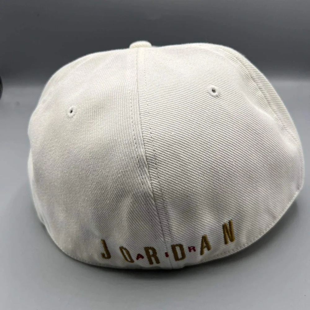 Air Jordan 23 Hat Men‎ 7 3/8 White Blue Embroidered Jumpman Fitted Cap